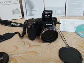 Nikon Coolpix L310 с аксессуарами foto 2