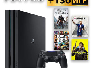 PlayStation 4 Pro + 20-25 игр, джойстики : PlayStation 4 + 150 Игр foto 6