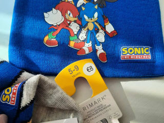 Caciulite Primark NOI cu imagine SONIC 2-5 ani foto 4