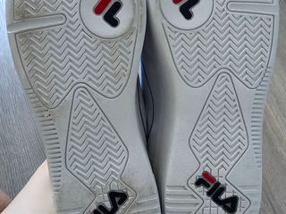 Fila- pantofi sport (teniși) albi foto 5
