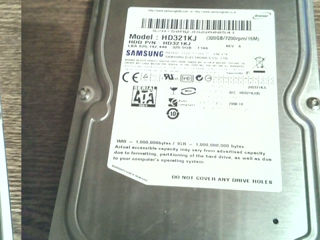 Продаю HDD Samsung HD321KJ,Б/у. Рабочий