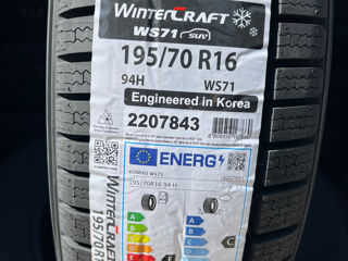 195/70 R16 Kumho Wintercraft WS71/ Доставка, livrare toata Moldova 2024 foto 2