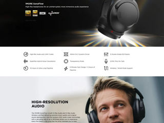 1more Sonoflow Wireless Hifi Headphones With Anc foto 4