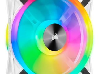 iCUE QL140 RGB 140mm PWM White Fan — Single Pack фото 2