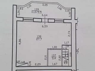 O cameră, 55 m², Botanica, Chișinău foto 13