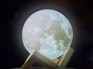 Светильник-ночник «Луна» 3D Moon RGB Lamp! foto 7