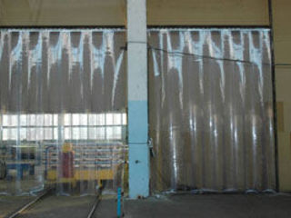 Прозрачные тепло шторы завесы