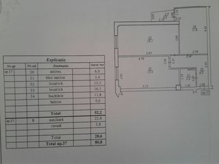 Apartament cu 2 nivele + Terasa in bloc nou. Euroreparatie. Mobilat. Sec. Riscani. Com. Gratiesti!!! foto 10