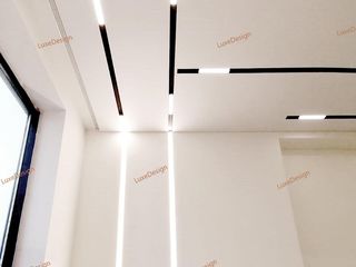 Натяжные потолки luxedesign tavane extensibile/ парящие потолки, световые линии на потолке foto 6