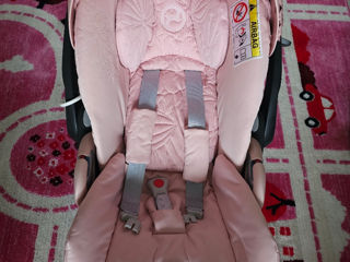 Scaun auto cloud z2 i-size simply flowers pink light pink cybex foto 2