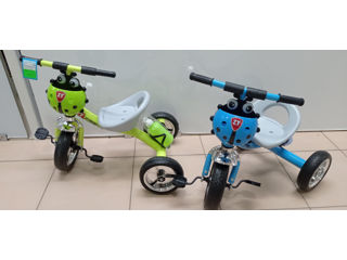 Велосипед детский трёхколёсный музыкальный для детей от 1-4 лет 599 лей.