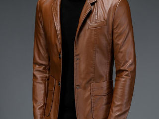 Кожаная куртка XL мужская, натуральная кожа. Geaca de piele pentru barbati, piele naturala.