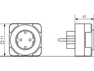 THEBEN Timer 26 - Prise analogique programmable  La minuterie du Rospegetable Theben-Timer 26 lectr foto 8