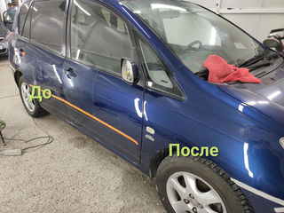 Deteiling Buiucani. Сuratare chimica cu aburi. Vopsirea pielii si plastic. Polish si reparatie auto foto 3