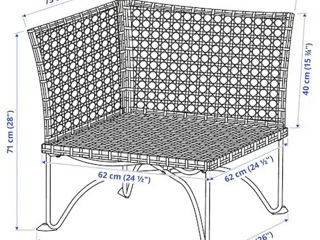 Set mobilier moale și practic de grădină foto 4