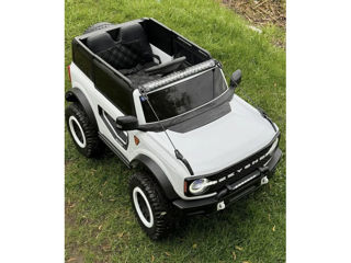 Mașinuță electrică rt5rr/2 albă фото 2