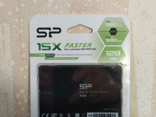 SSD 128 GB, Silicon Power A56, R:560MB/s W:530 MB/s новый, доставка foto 1