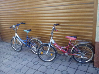 Vindem 2 biciclete in stare buna. Fata + Baiat. Pret 650 lei +650 lei=1300 lei ambele. mun Chisina foto 1