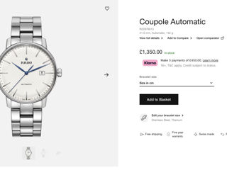 Rado Coupole Silver Face Automatic Watch Часы Ceas Новые с Гарантией RRP 1350 £ foto 2