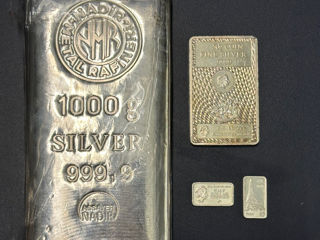 Серебряные и золотые монеты 999 1OZ унция серебра Слитки Инвестиция Silver Gold Oro Aur Monede фото 0
