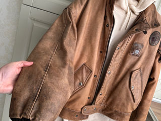 Bomber Trak Leather Vintaje  Italy