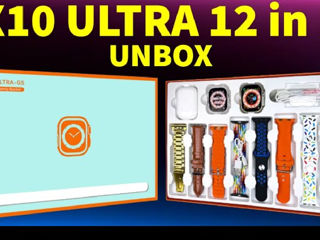 Smart-часы-12 В 1. Комплект X10 Ultra Gs. Подарок=наушники Беспроводные И Комплект 7 Шт. Ремешков! foto 1
