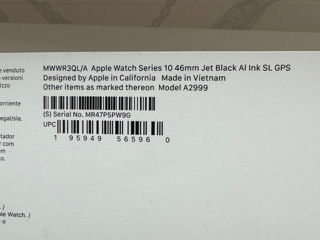 Apple watch 10 46mm Jet Black new , Garantie 12luni foto 2