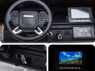Машина аккумуляторная Range Rover Двухместная (4WD, МР4 планшет) foto 4