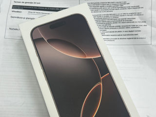 Iphone 16 Pro 256GB desert , sigilat Garantie 24luni moldceel