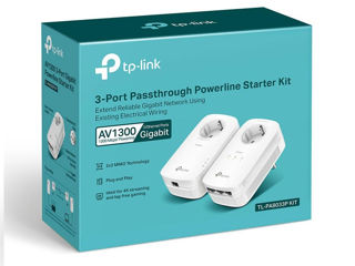 Набор сетевых адаптеров - «TP-Link TL-PA8033P KIT V3 AV1300 Gigabit up to 1300Mbps»