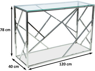 Стеклянный консольный стол - Новый! foto 3