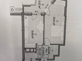 Apartament cu 1 cameră, 43 m², Ciocana, Chișinău