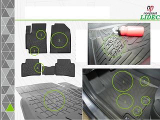 Авто Полики от Norplast  вакуумные литьевые коврики covorașe из полиуретана Гарантия 48 месяцев foto 7