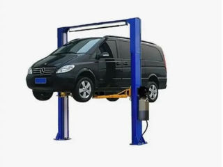 Подъемник 2-ух стоечный Hauvrex 4т с верхн.синхрониз. 380V HTL3040 foto 4