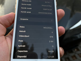 Se vinde iphone 8 plus foto 5