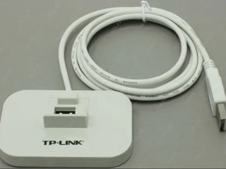 USB подставка - удлинитель белого цвета foto 3