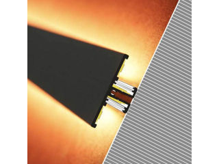 Светодиодный профиль BACK10 2000мм, анодированный алюминий серебристого цвета Светодиодный профиль