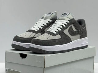 Зимние красовки Nike Air Force 1 с мехом + подарок ! foto 3