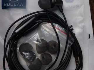 Проводные наушники Kuulaa с микрофоном и кнопками управления (разъём 3.5mm)
