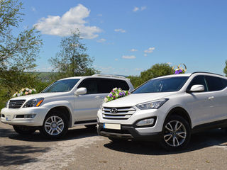 Hyundai Santa Fe Транспорт для торжеств/Тransport pentru ceremonie. De la 50 €/zi (день) foto 3