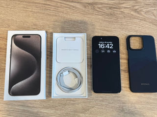 Iphone 15 pro max, 256 gb, natural titan