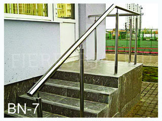 Balustrade din inox, balustrade fier forjat, balustrade la balcon, balustrade la scari foto 5