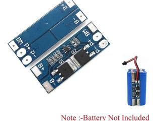 BMS Li-ion 2S 7.4V 8.4V 1650 20A Without balancer, Color Blue foto 2