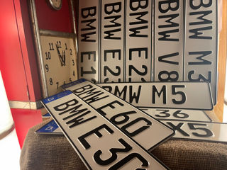 Номерные Знаки BMW ,bmw e36,e32,e30,e28,e39,e46,e60… foto 3