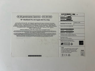 MacBook 16 M2 Pro [16Gb/512Gb] foto 6