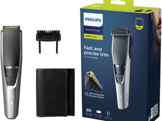 Триммер Philips Beard & Stubble из нержавеющей стали BT3206 foto 4