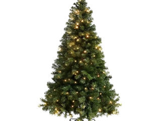 Christmas Green Tree 210cm, 950tips+ Christmas Lights 8m 50 lights