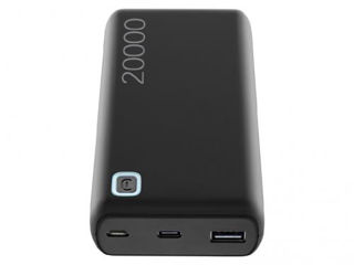 Power Bank Cellularline 20000Mah, Essence, Black foto 1