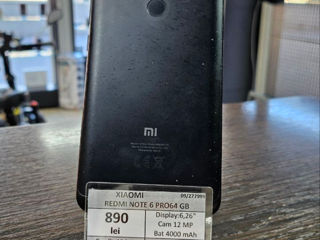 Xiaomi Redmi Note 6 Pro 64 Gb 890 lei