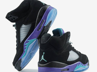 Nike Air Jordan 5 Retro Black/Violet foto 6